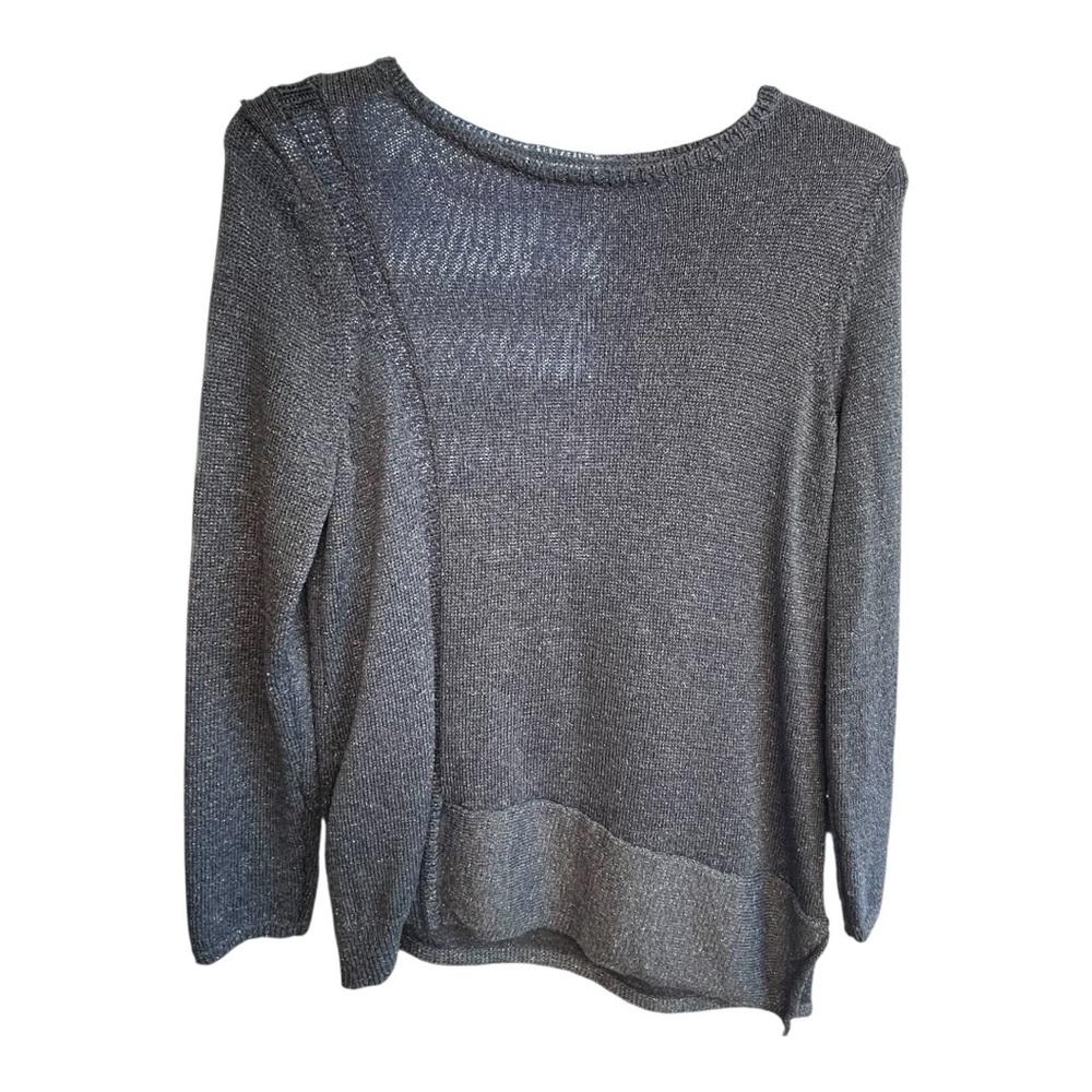 Chico's Blue Crew Neck Sweater Soft Knit - Picture 1 of 6